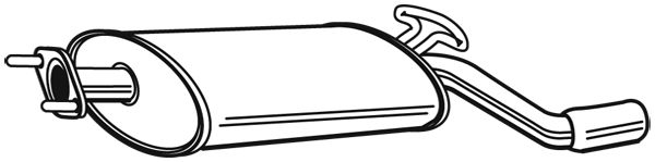 bakre lydpotte - Saab - 9000