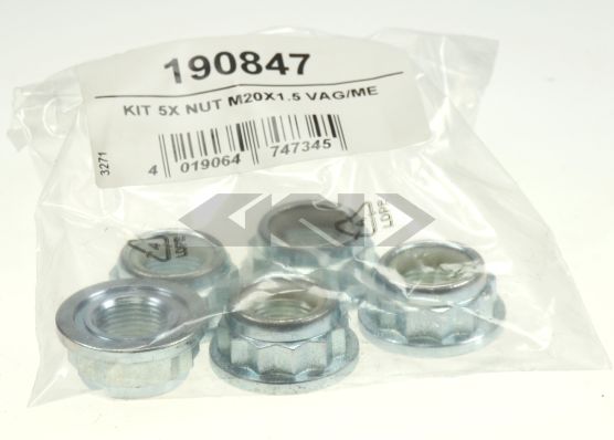 Mutter 5-pack Spidan - VW - Skoda - Audi - Seat - OE N90587602