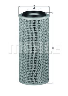 Luftfilter Mahle - VW - Lt-serie, T3 transporter, T3 transporter syncro. Hyundai - H100