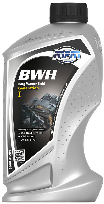 MPM BorgWarner Fluid Gen I 1L MPM - Skoda - Octavia. Audi - A3, Tt, A8, S3. VW - Golf iv, Bora. Ford - Kuga. Seat - Alhambra