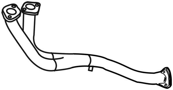 Eksosrør - Saab - 900