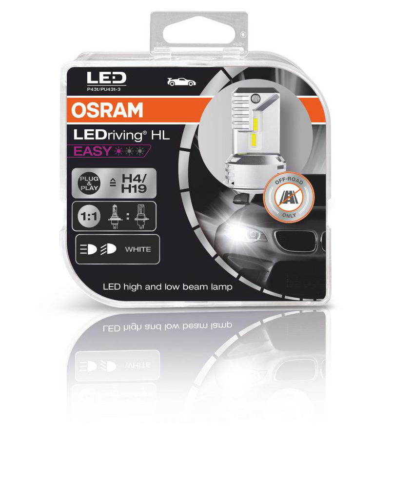 Lampa,LEDriving H4/H19 HL EASY LED , 2-pack Osram