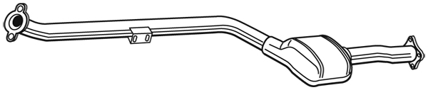 Katalysator Walker - Mercedes - W203, C209, Sc, Clc-klass - OE 2094901719,2094900419,2034908919,2094904419