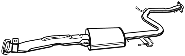 Midtre lydpotte - Mazda - 323