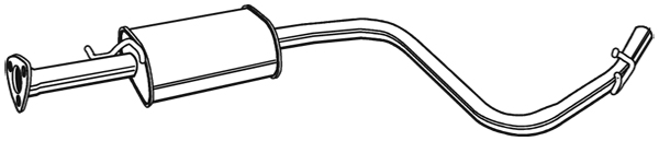 Midtre lydpotte - Daewoo - Nubira