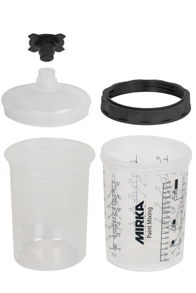 Färgkoppssystem 850ml, Filter Lid 125μm Mirka