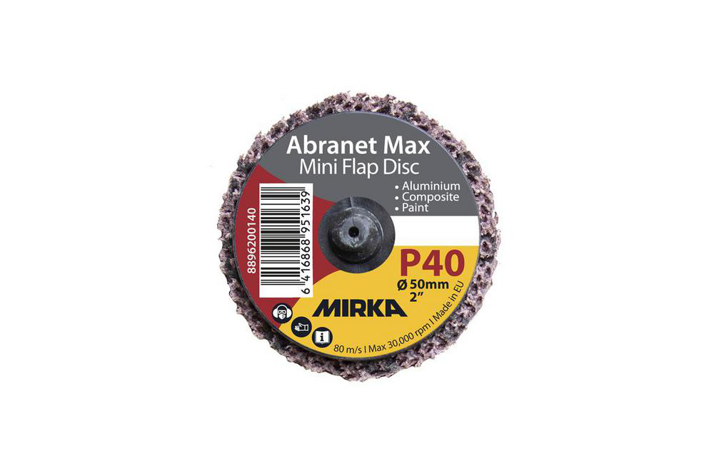 Lamellskiva Abranet Max Mini Quick Lock Roloc 50mm P40 Mirka