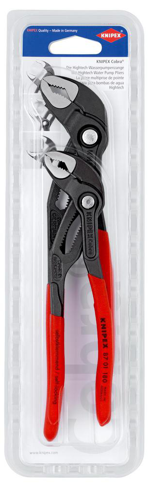 Set tänger 1 x 87 180, 1 x 87 250 Knipex