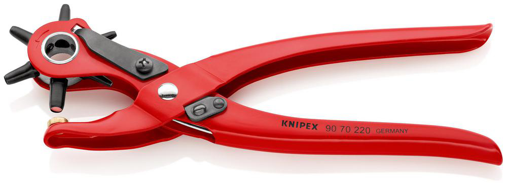 Håltång Premium röd pulverbelagd 220 mm Knipex