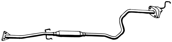 Midtre lydpotte - Honda - Civic