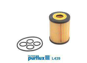 Purflux L439 Oljefilter – Høyde 92 mm, Diameter 71,5 mm