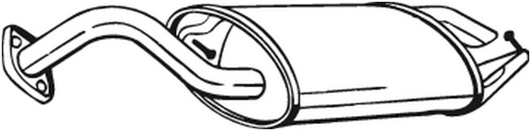 bakre lydpotte - Toyota - Corolla