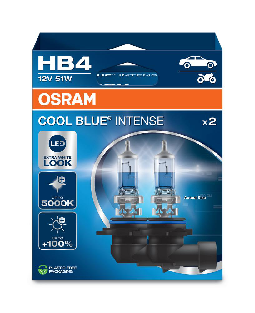 Halogenlampa HB4 Cool Blue Intense Next Gen (2-Pack) Osram