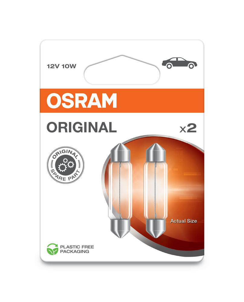 Glödlampa C5W Original Line (2-Pack) Osram - Volvo - VW - Toyota - Ford - Kia - Audi - Saab - Skoda