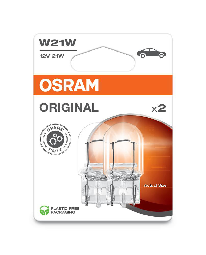 Glödlampa W21W Original Line (2-Pack) Osram