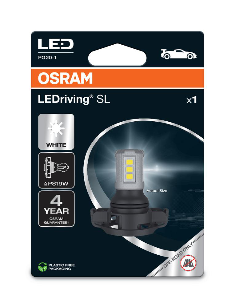 Ledlampa PS19W LEDriving Vit Osram