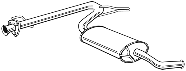 bakre lydpotte - Peugeot - Boxer. Citroen - Jumper