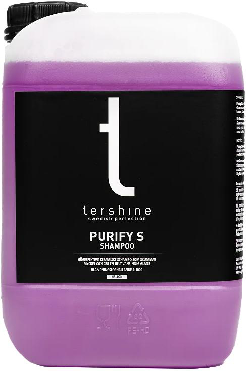 Purify S 5L - Keramiskt schampo Hallon Tershine