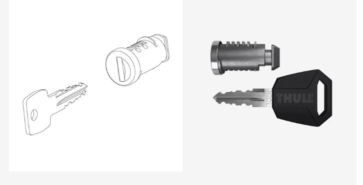 Lock Barrel N001 Thule