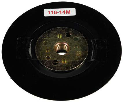 Rondellplatta 125mm M14 Klister Fiberrondeller Mirka