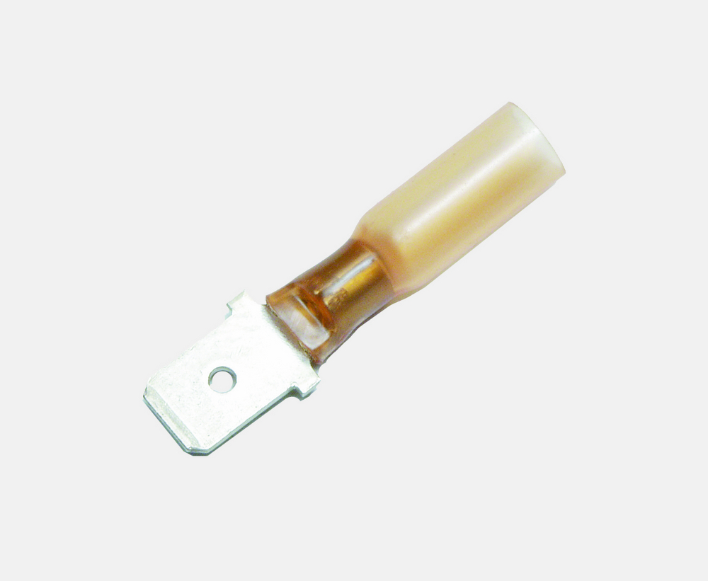 Kabelslepe rød 0,5-1,5 mm² 4,8x0,8 mm
