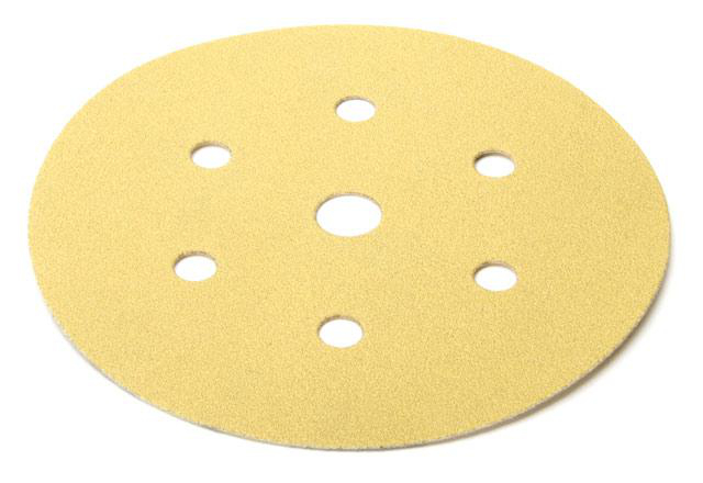 Kardborrerondell Gold 150mm 7H P320 Mirka