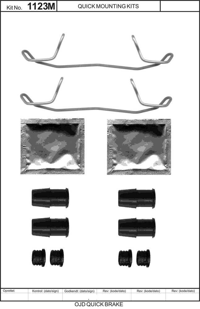 Monteringssats - Volvo - VW - Skoda - Audi - Toyota - Saab - Ford - Seat