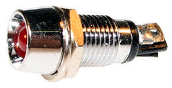 Chrome Varsellys med LED 12 V - Grønn