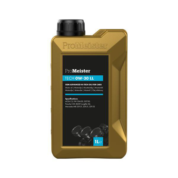ProMeister Tech 0W-30 LL 1 lit ProMeister - Motorolja