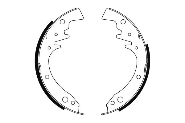 Bromsbackar - Volvo - Pv - OE 6679765,270986,6708408,6708426