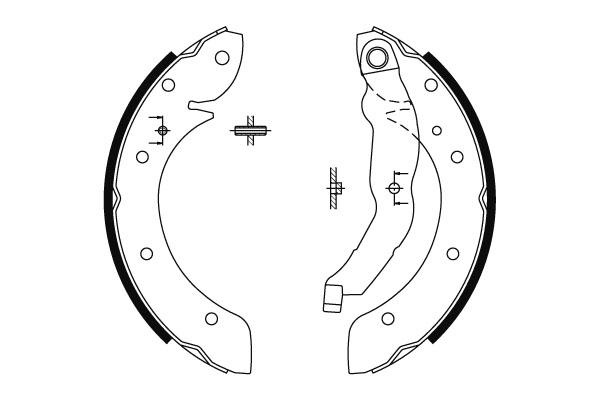 Bromsbackar - BMW - E36 - OE 34219067127,34211160504,31211160504