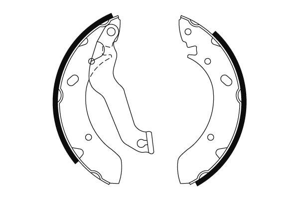 Bromsbackar - Hyundai - Elantra, Coupé - OE 5830528C00,5830528A00,5830529A00,5830528B00
