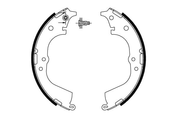 Bromsbackar - Toyota - Hi-ace, Dyna - OE 0449526210,0449535240,0449526220,0449526230,0449526190