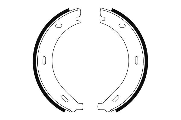 Bromsbackar - Mercedes - W638 - OE 24204720,34207020,6384200120
