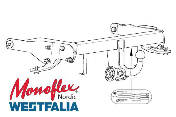 Dragkrok Westfalia - Chevrolet - Captiva