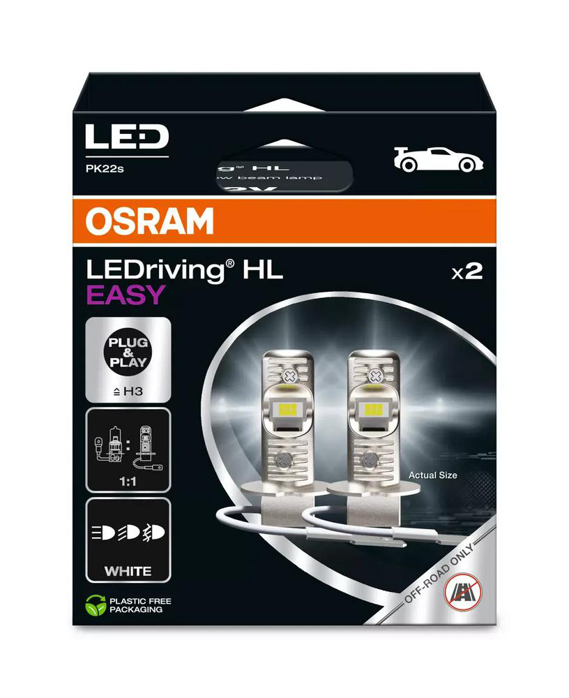 Ledlampa H3 LEDriving HL Easy (2-Pack) Osram