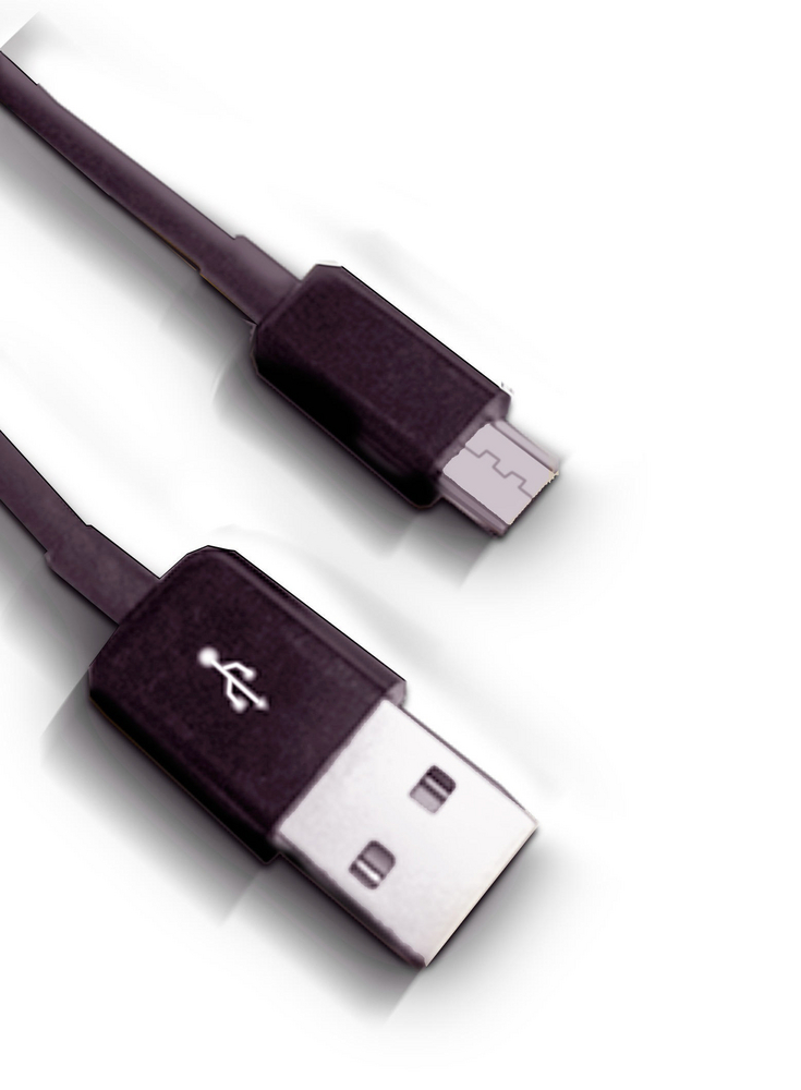 Carwise Ladekabel USB-A til Micro-USB 1 m - Svart