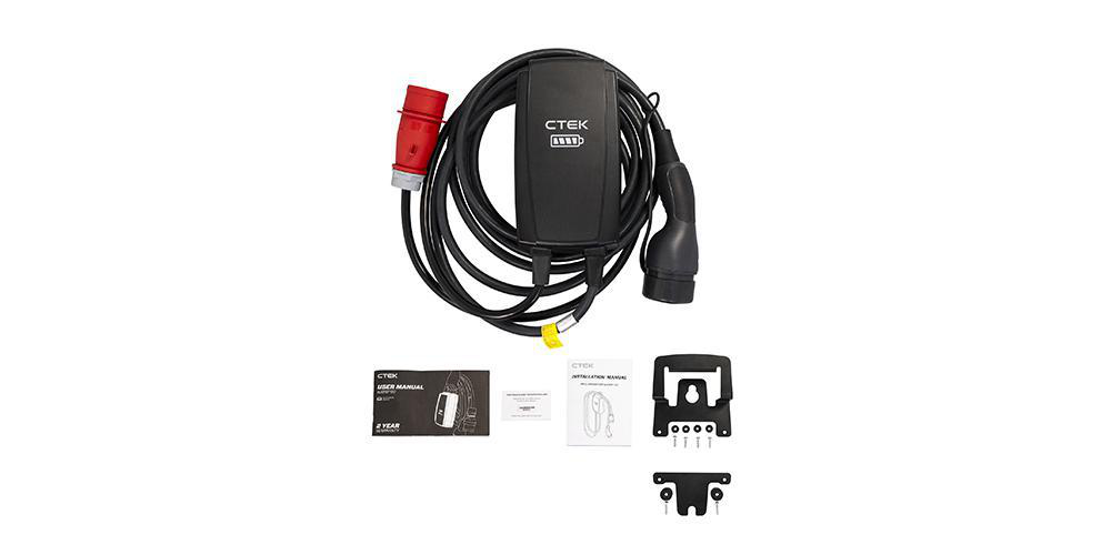 Laddbox Njord Go 11kW Typ2 , 6-16 A Bundle CTEK