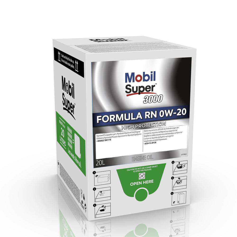 MOBIL SUPER 3000 FORMULA RN 0W-20 BAG-IN-BOX Mobil - Motorolja
