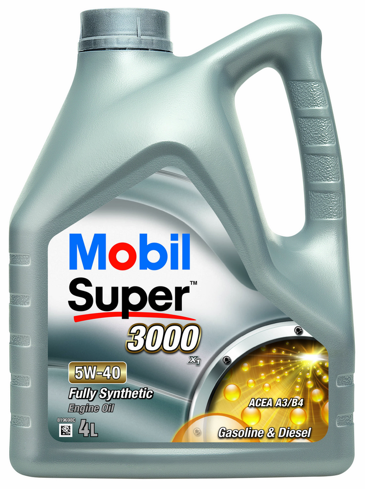 MOBIL SUPER 3000 X1 5W-40 Mobil - Motorolja - Volvo - VW - Toyota - Audi - Mercedes - Renault - Kia - Skoda