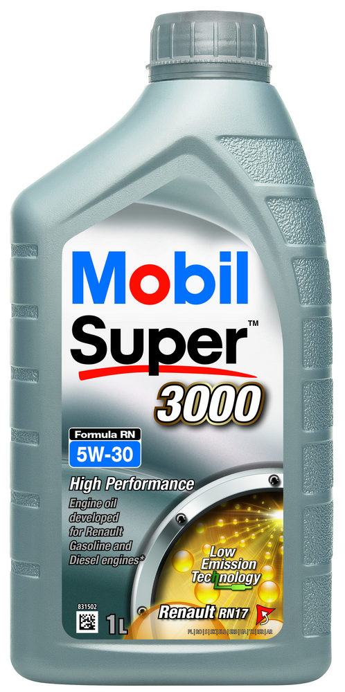 MOBIL SUPER 3000 FORMULA RN 5W-30 Mobil - Motorolja - Renault - Toyota - Kia - Hyundai - Nissan - Mitsubishi - Subaru - Mazda