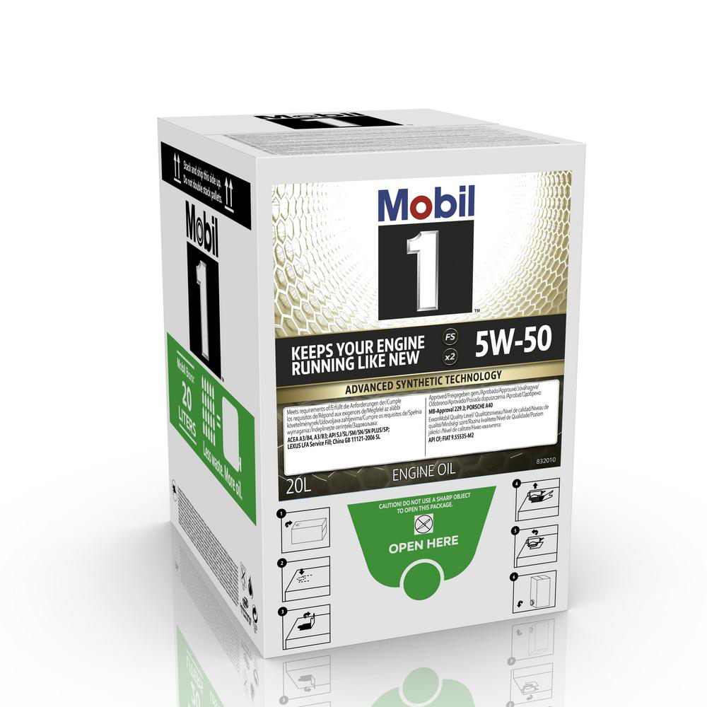 MOBIL 1 FS x2 5W-50, BAG-IN-BOX Mobil - Motorolja - Mercedes - Opel - Peugeot - Smart