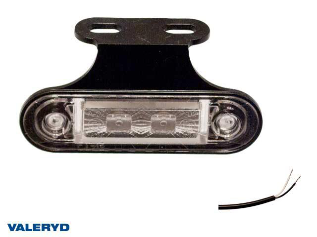 LED Positionsljus Valeryd 78x46x18 röd 12-30Vmed reflex inkl. 450 mm k