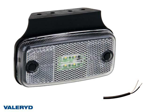 LED Positionsljus Valeryd 110x75x30 vit 12-30V inkl. 450 mm kabel null