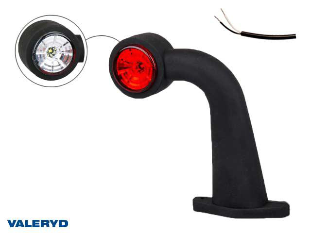 LED Breddmarkeringslykta Valeryd 175x170x45 vit/röd 12-30V inkl. 400 m