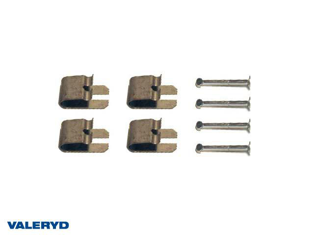 Låspinne & låsbleck till 2 hjul Valeryd