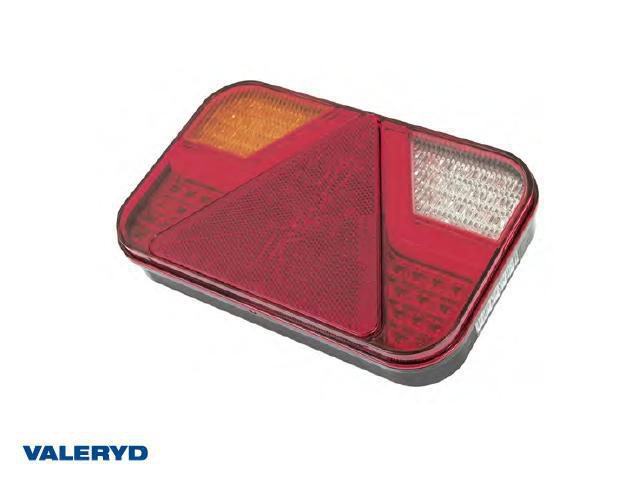 LED Baklampa 7-funktionell med back-och dimljus vä Ajba 12V 220x138x35