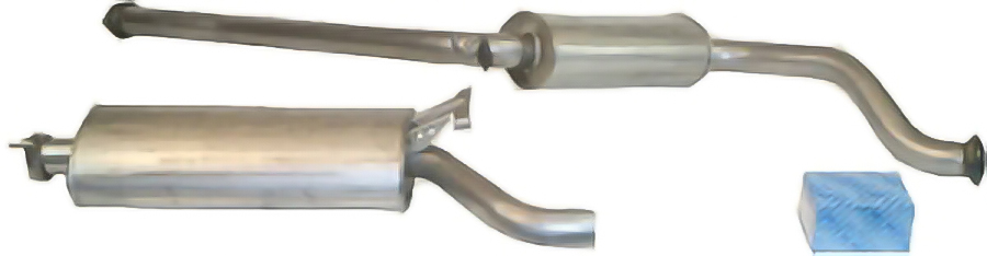 Avgassystem - Saab - 9000