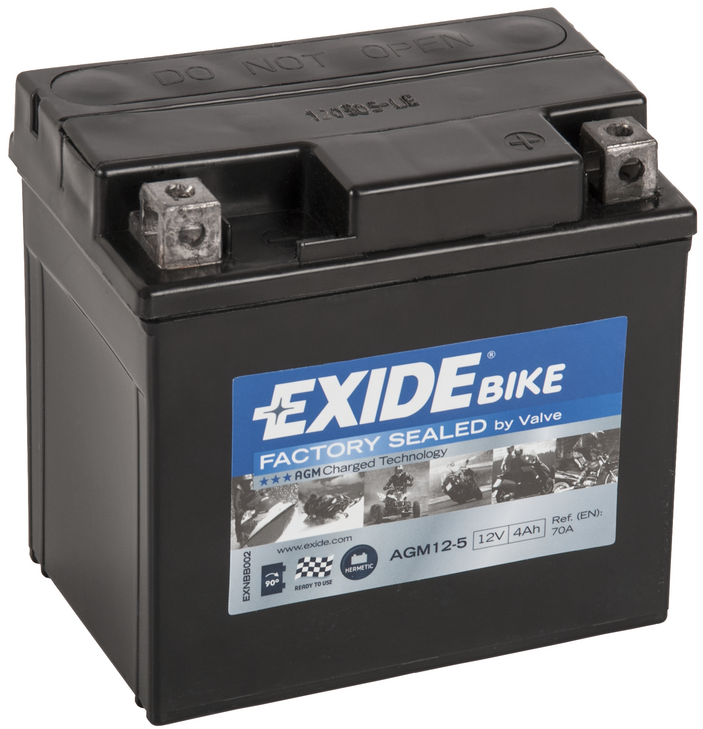 Exide AGM (MC) AGM12-5 4 Ah - MC-batteri
