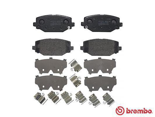 Bromsbelägg Brembo - Chrysler - Grand. Dodge - Grand caravan, Journey. Fiat - Freemont. Lancia - Voyager